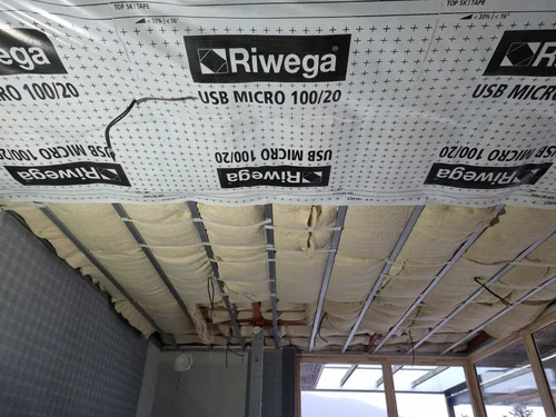 Isolation plafonds, Caumes et fils, Millau